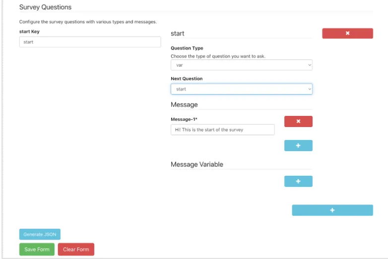 Question Structure Interface
