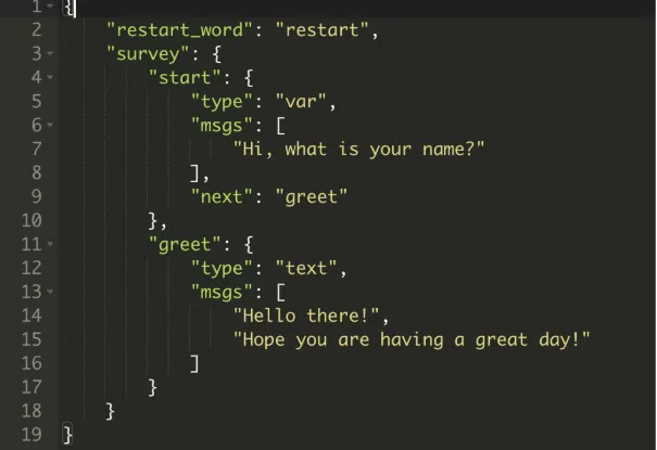JSON Script Example