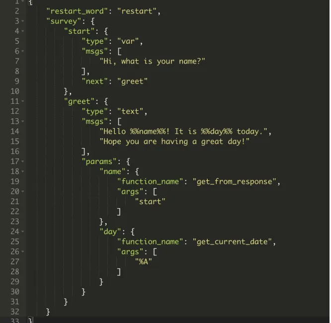 Parameter Example Script